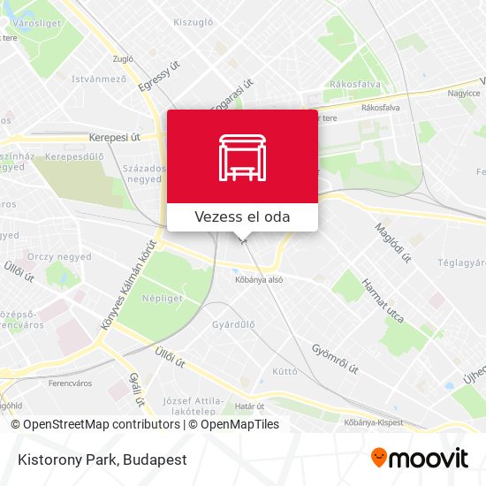 Kistorony Park térkép