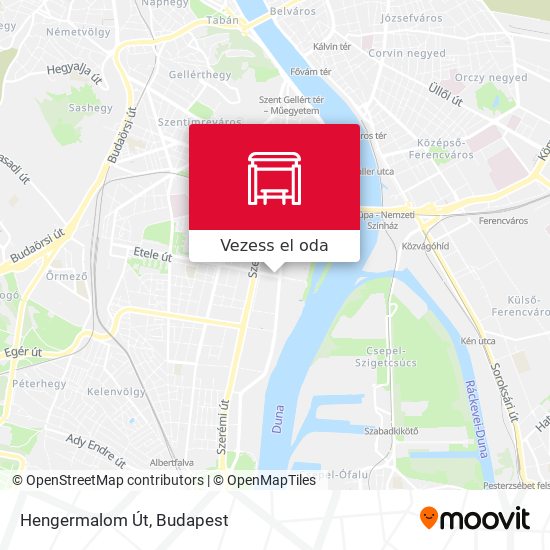 Hengermalom Út térkép