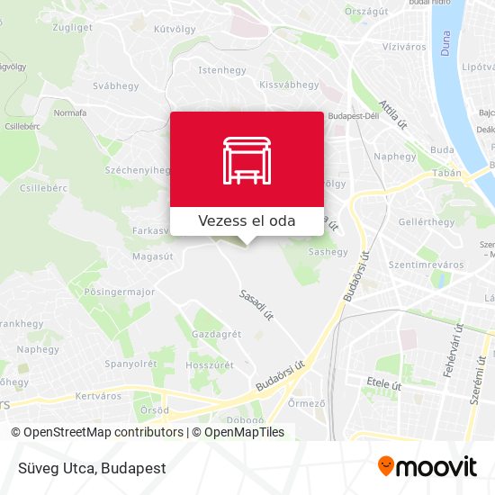Süveg Utca térkép