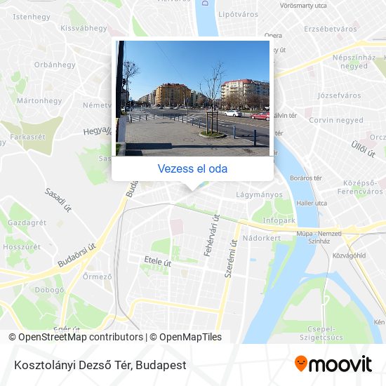 Kosztolányi Dezső Tér térkép