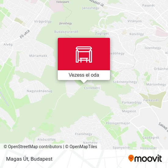Magas Út térkép