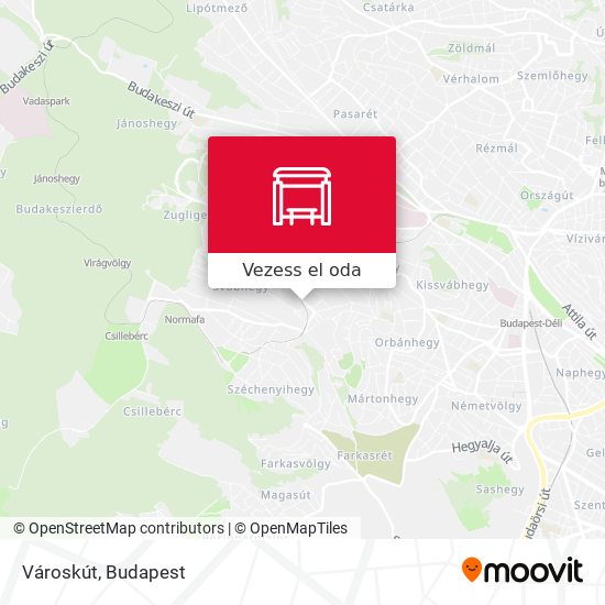 Városkút térkép