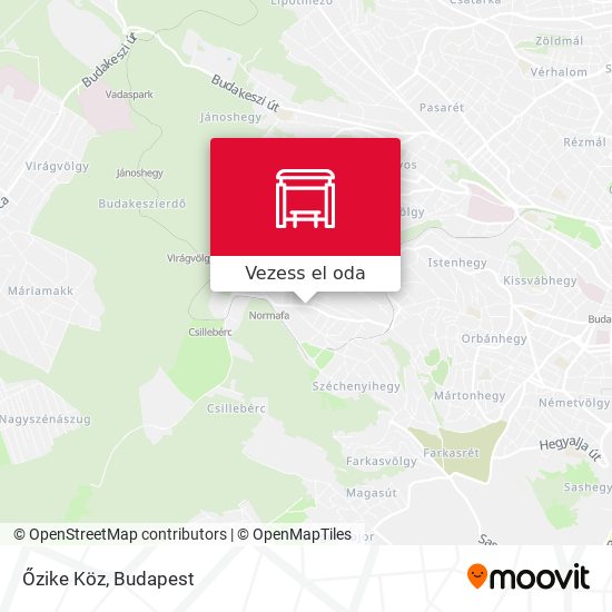 Őzike Köz térkép