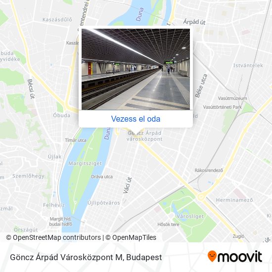 Göncz Árpád Városközpont M térkép