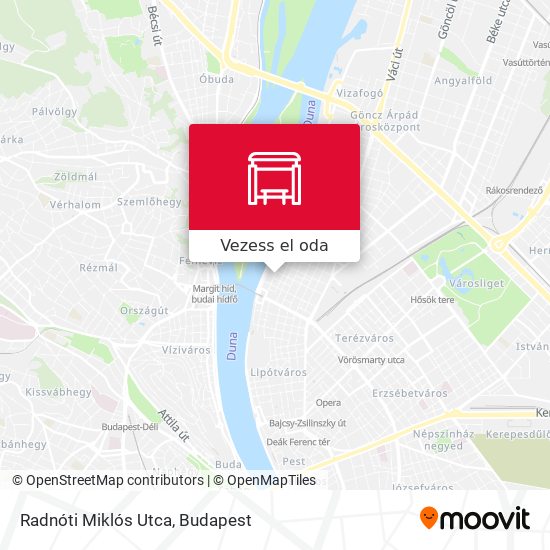 Radnóti Miklós Utca térkép