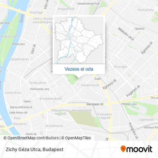 Zichy Géza Utca térkép