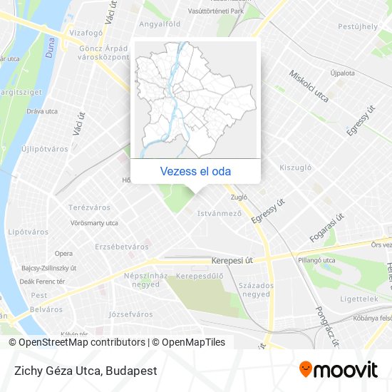 Zichy Géza Utca térkép