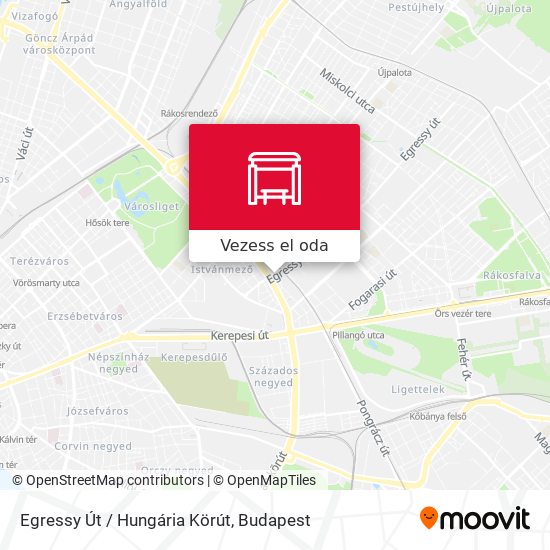 Egressy Út / Hungária Körút térkép
