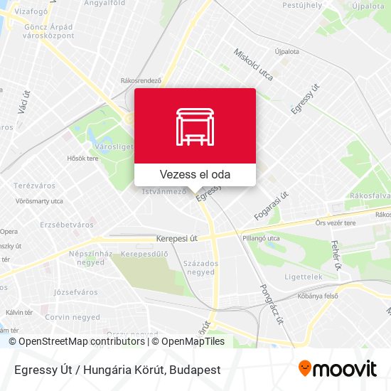Egressy Út / Hungária Körút térkép