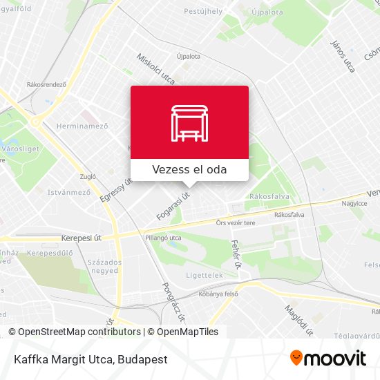 Kaffka Margit Utca térkép
