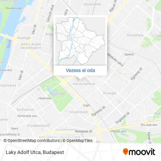 Laky Adolf Utca térkép