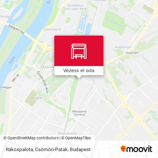 Rákospalota, Csömöri-Patak térkép