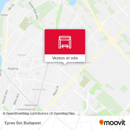 Epres Sor térkép