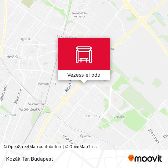Kozák Tér térkép