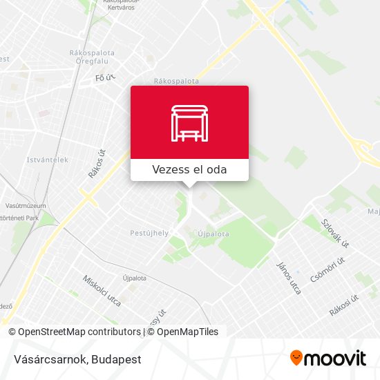 Vásárcsarnok térkép