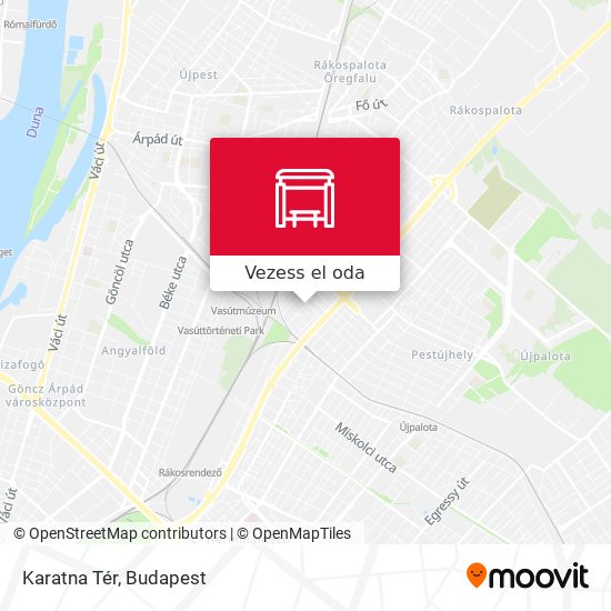 Karatna Tér térkép