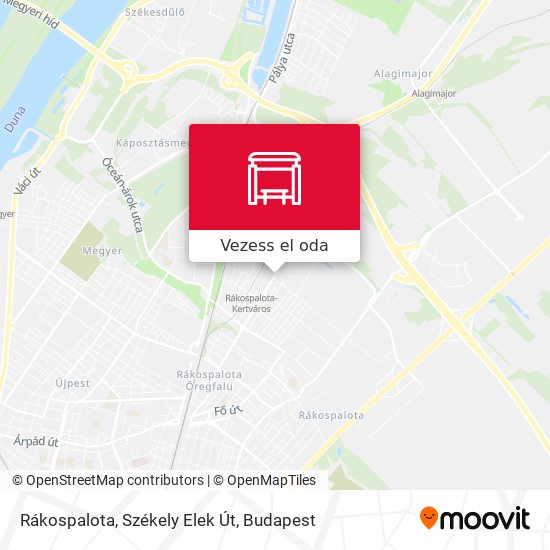 Rákospalota, Székely Elek Út térkép