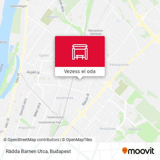 Rädda Barnen Utca térkép