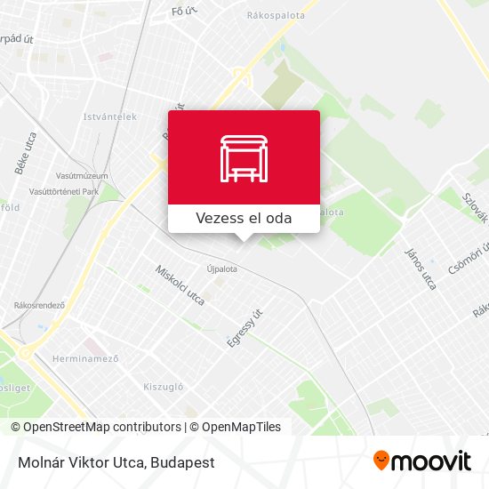 Molnár Viktor Utca térkép
