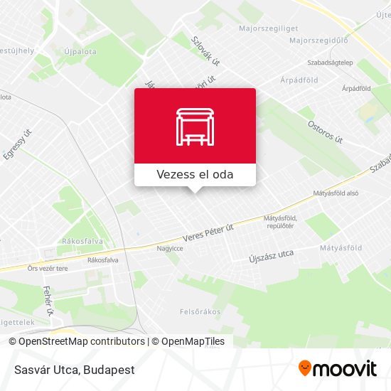 Sasvár Utca térkép