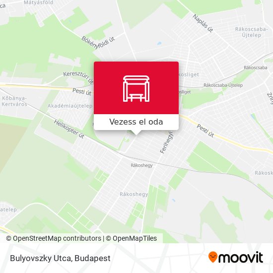 Bulyovszky Utca térkép