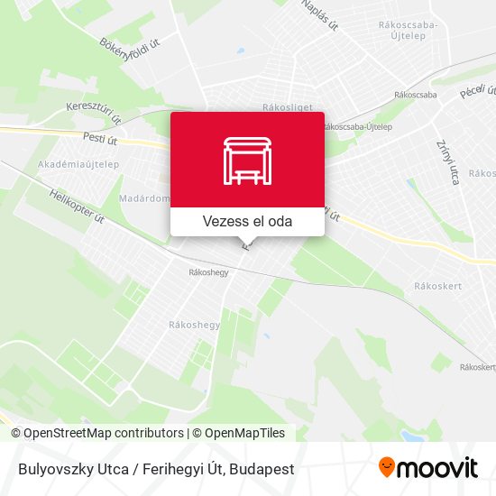 Bulyovszky Utca / Ferihegyi Út térkép