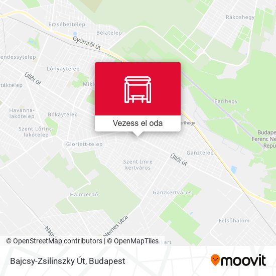 Bajcsy-Zsilinszky Út térkép