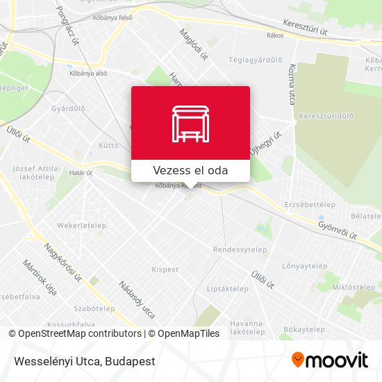 Wesselényi Utca térkép