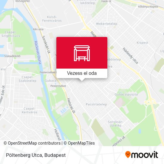 Pöltenberg Utca térkép