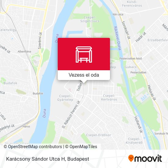 Karácsony Sándor Utca H térkép