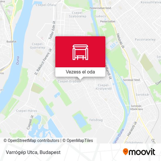 Varrógép Utca térkép