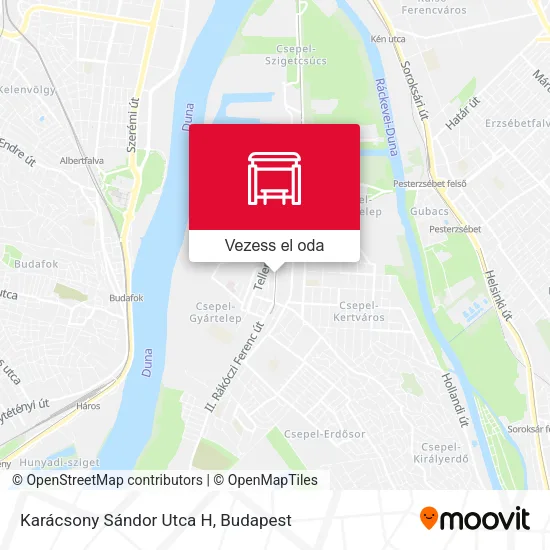 Karácsony Sándor Utca H térkép