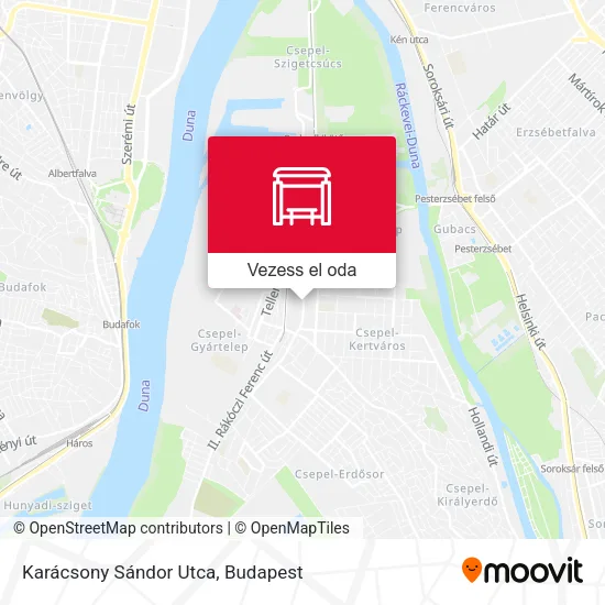Karácsony Sándor Utca térkép