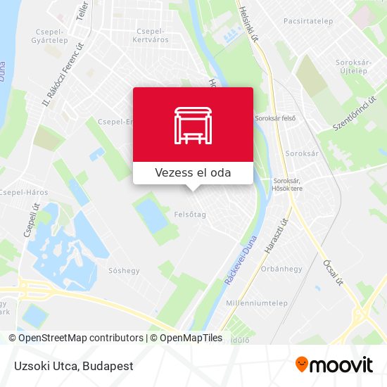 Uzsoki Utca térkép
