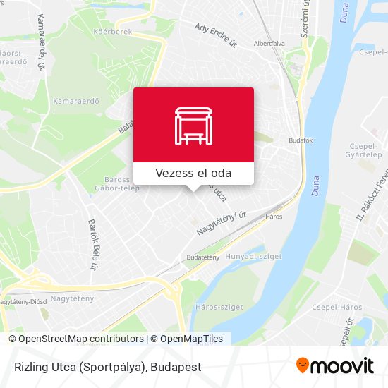 Rizling Utca (Sportpálya) térkép