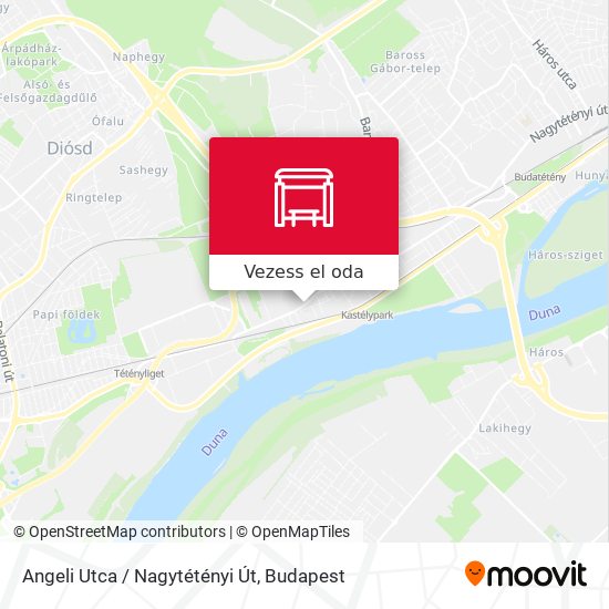 Angeli Utca / Nagytétényi Út térkép