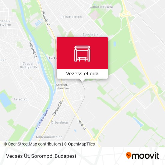 Vecsés Út, Sorompó térkép