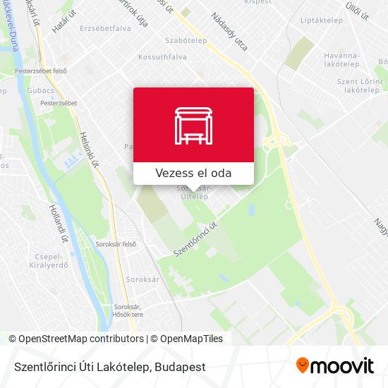 Szentlőrinci Úti Lakótelep térkép