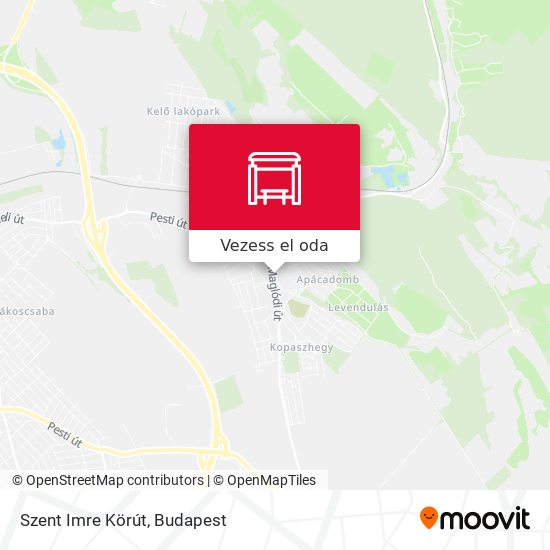 Szent Imre Körút térkép