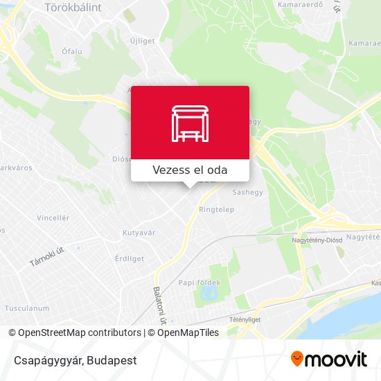 Csapágygyár térkép