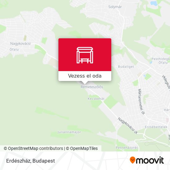 Erdészház térkép