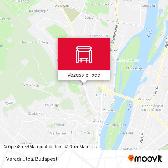 Váradi Utca térkép