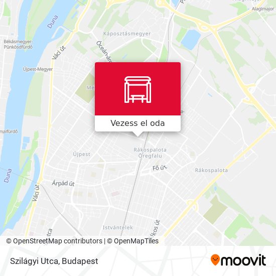 Szilágyi Utca térkép