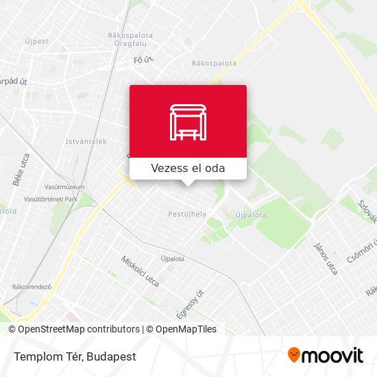 Templom Tér térkép