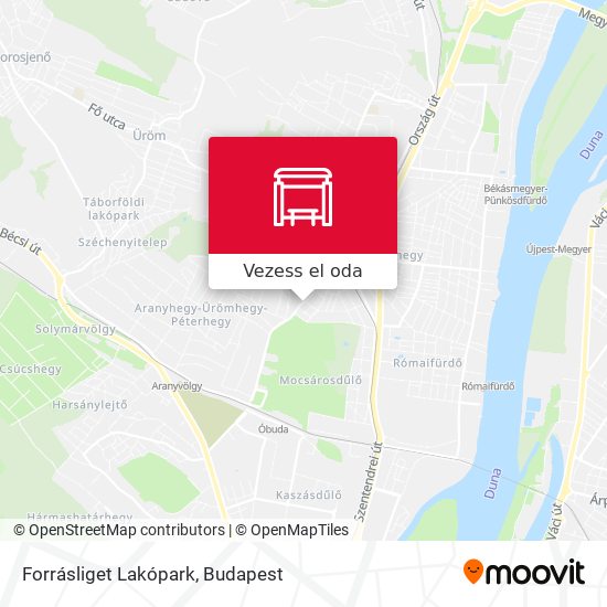Forrásliget Lakópark térkép