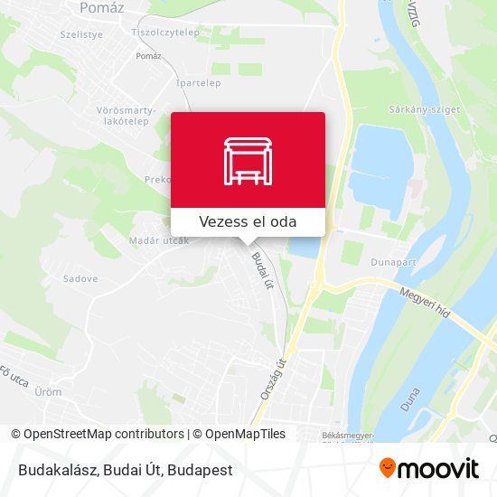 Budakalász, Budai Út térkép
