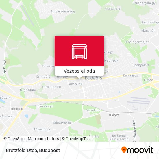 Bretzfeld Utca térkép