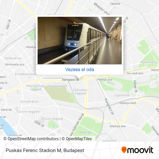 Puskás Ferenc Stadion M térkép