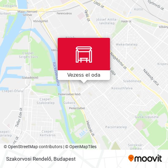 Szakorvosi Rendelő térkép
