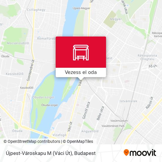 Újpest-Városkapu M (Váci Út) térkép